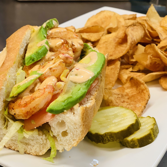 Shrimp & Avocado PO Boy