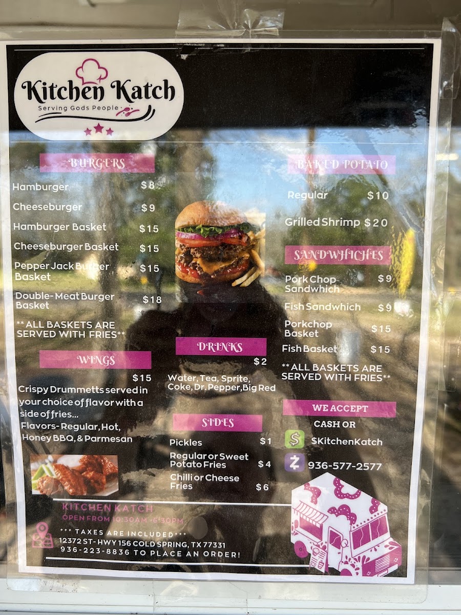 Kitchen Katch menu board