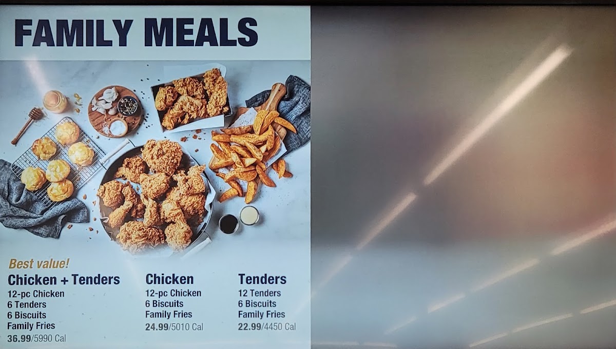Boulevard Stop Mart - Krispy Krunchy Chicken menu board