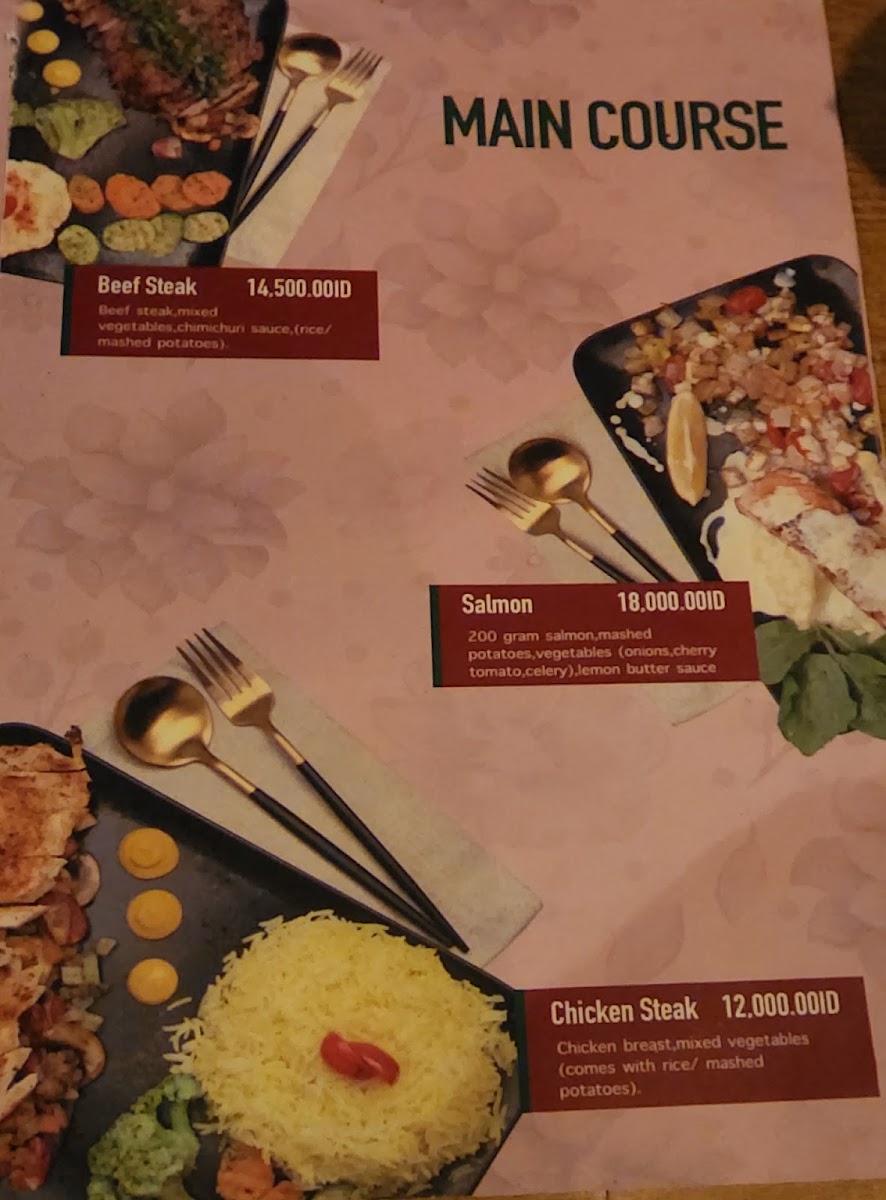 Gantha Cafe- کافێ گەنثا menu board