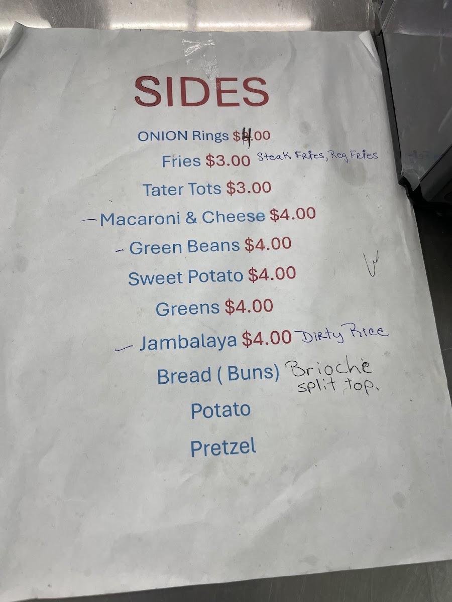 CALIFORNIA Charbroiled Burgers menu board