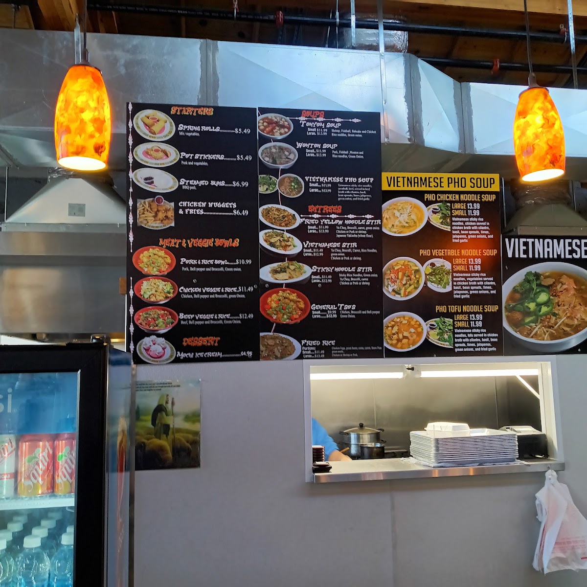 Fuji Express | Pan-Asian menu board