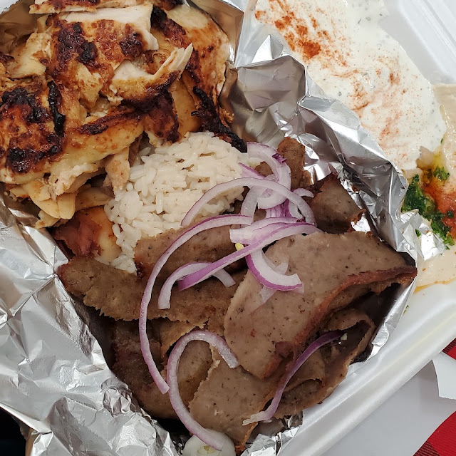 Combination Plate Gyro & Chicken Shawarma
