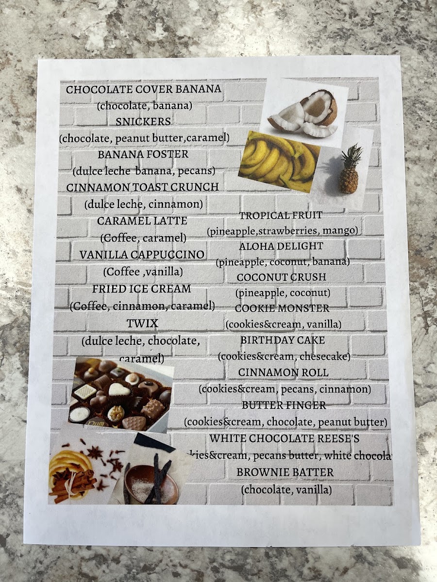 Oldham Nutrición menu board