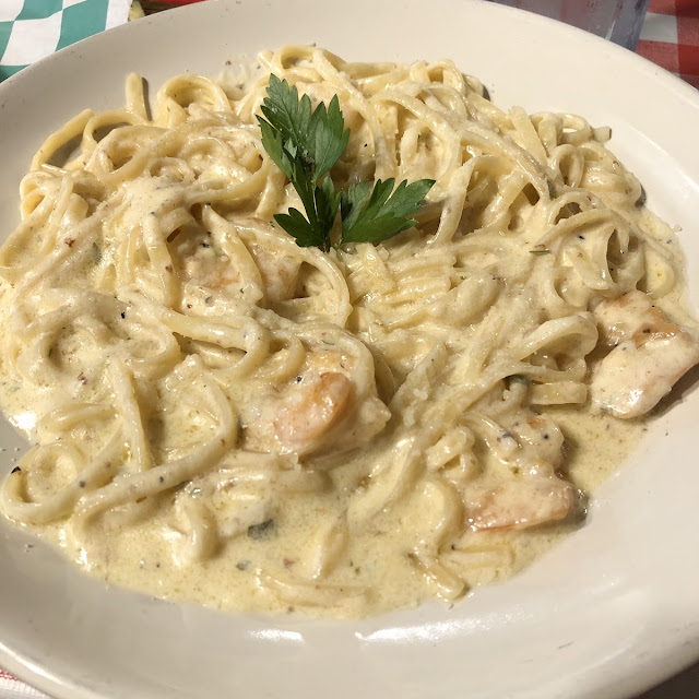 Fettuccine Alfredo with Shrimp