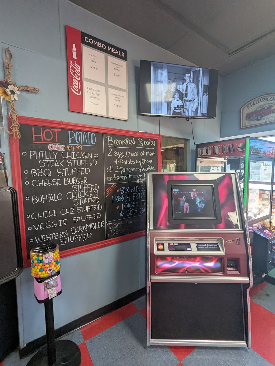West End Diner menu board