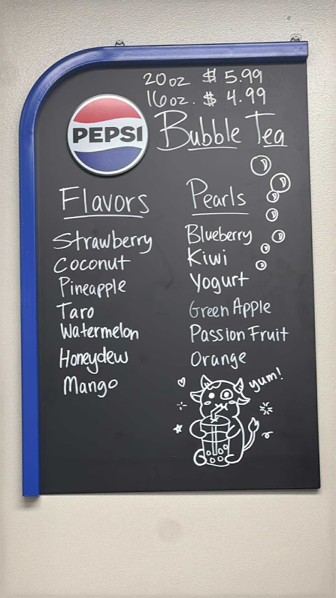 Mr. Beef's Wok On The Wild Side menu board