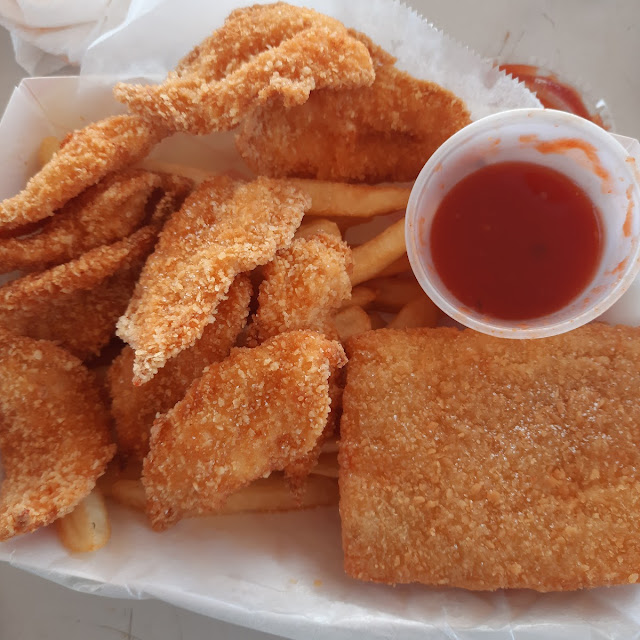 Fried Shrimp and Chips
