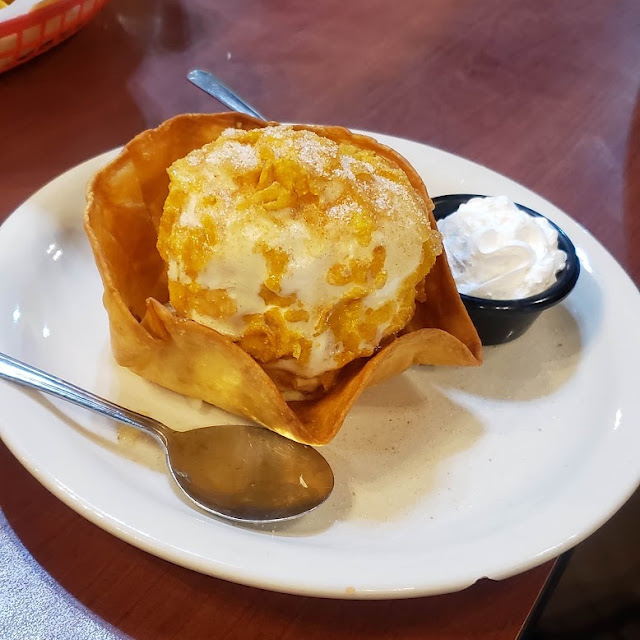 Sopapilla and Ice Cream