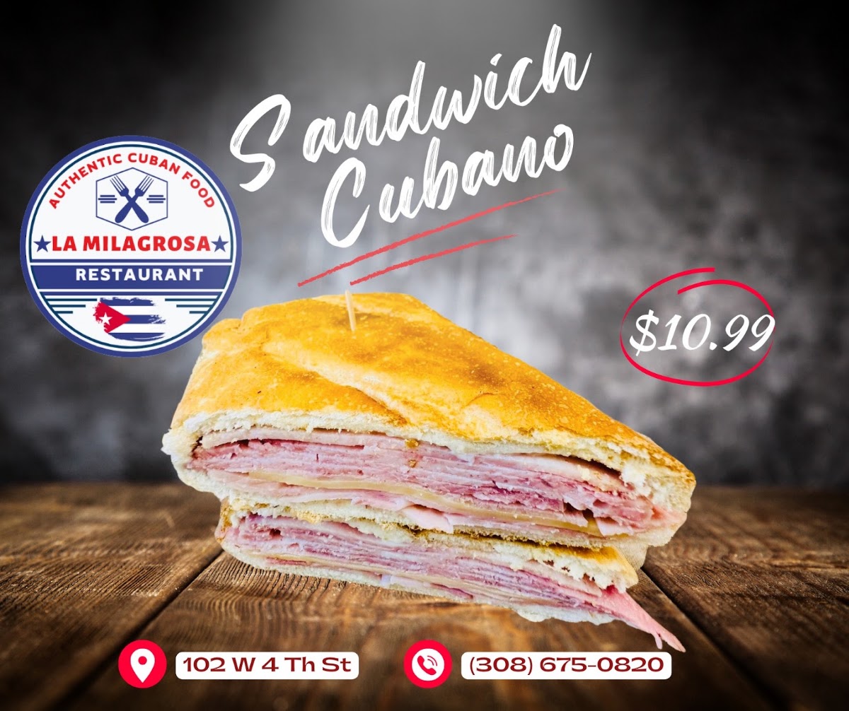La Milagrosa menu board