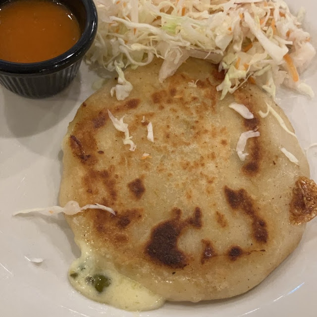 Pupusas with Cabbage Slaw