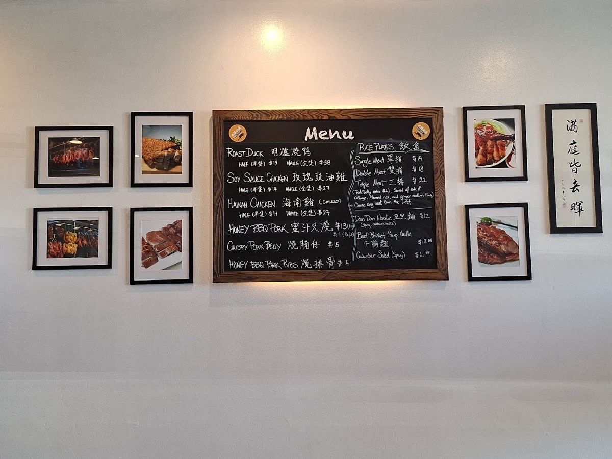 Roast Eatery Co menu board