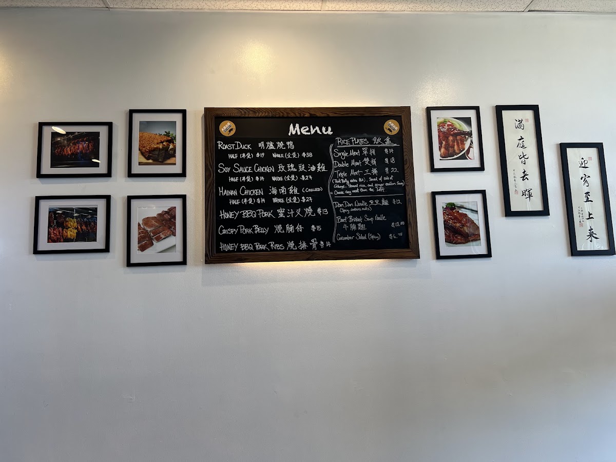 Roast Eatery Co menu board