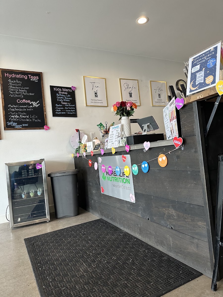 Inside Out Nutrition menu board