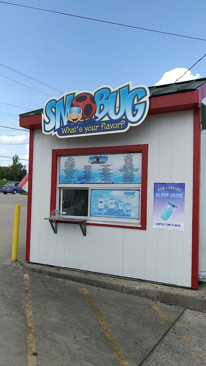 Snobug menu board