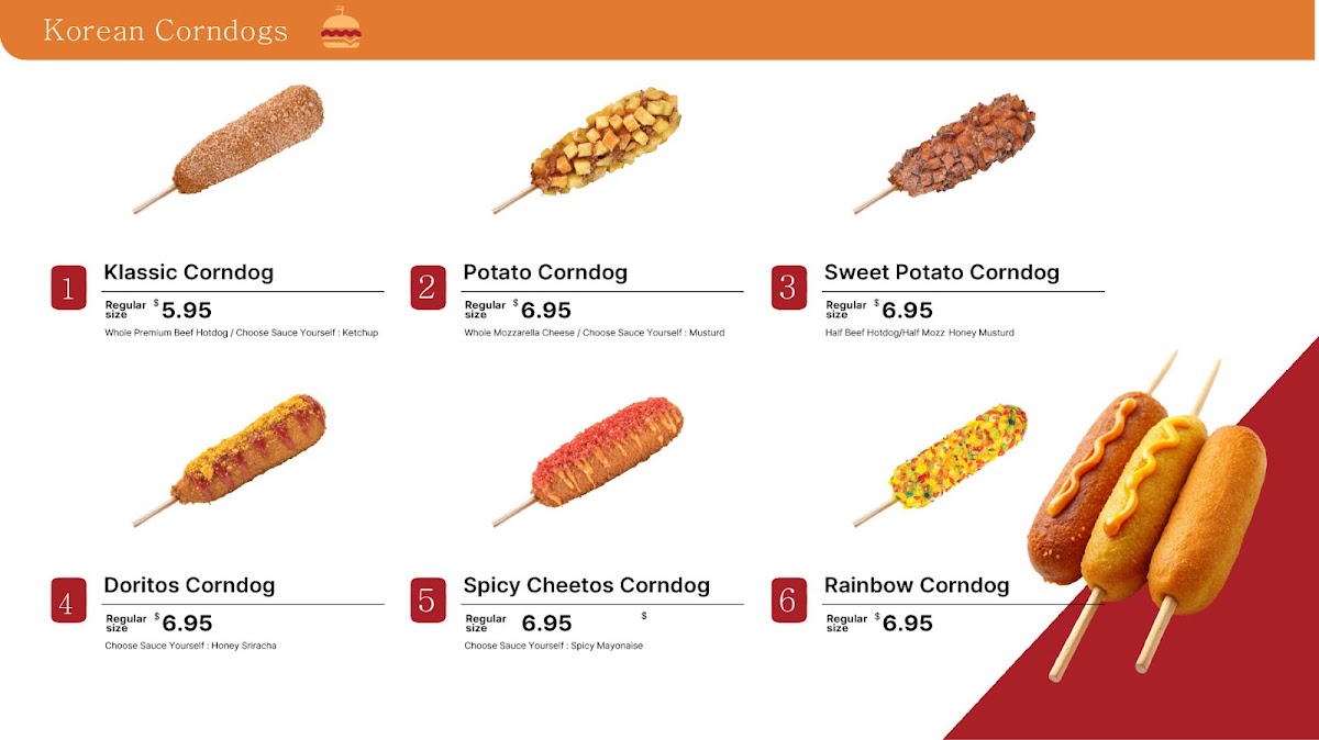 Burger Kraze menu board