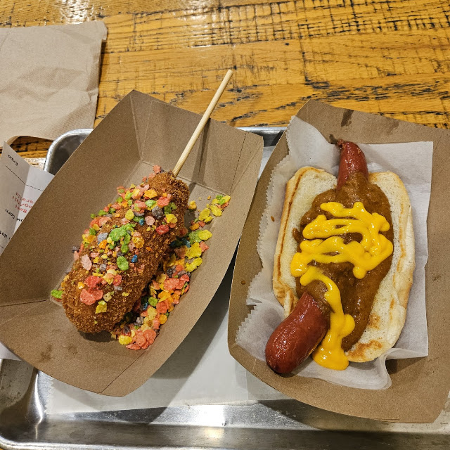 Rainbow Corn Dog