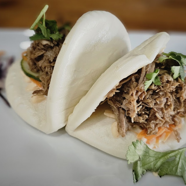 Pulled Pork Bun Appetizer