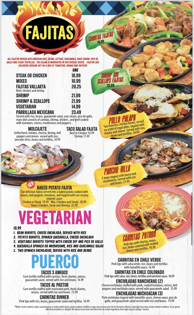 1942 Tacos & Tequila menu board