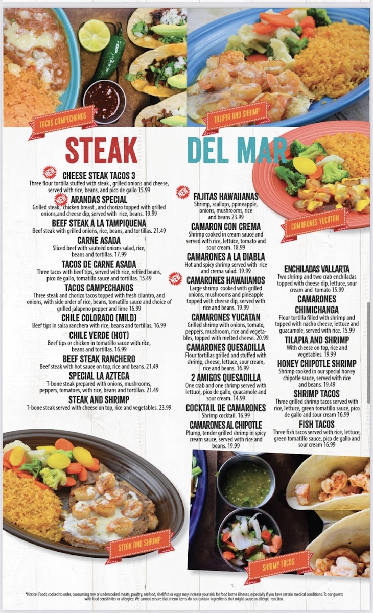 1942 Tacos & Tequila menu board