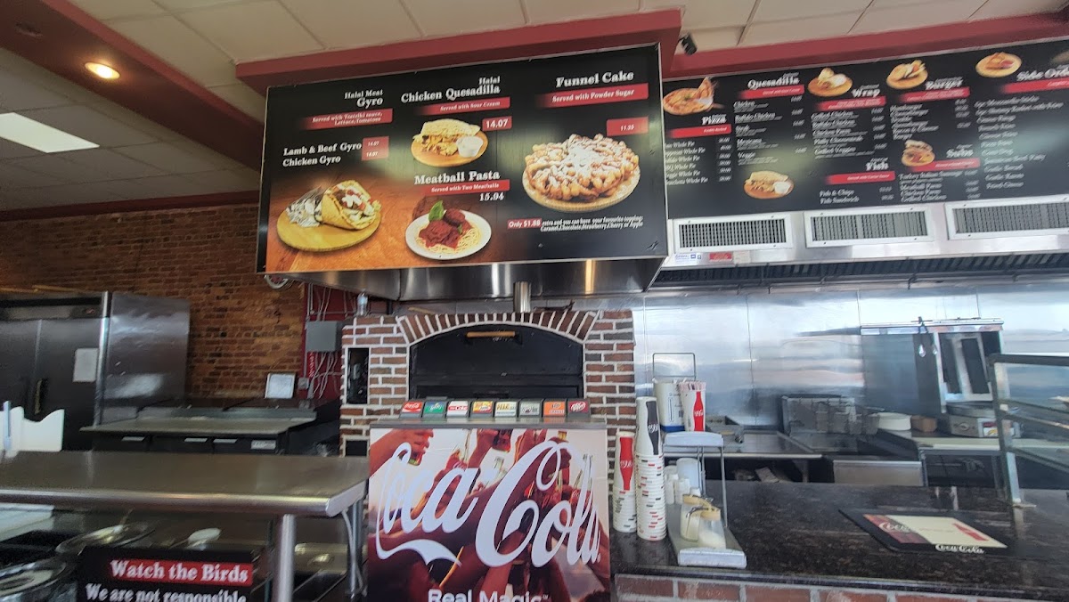 Joe Rock Cafe menu board