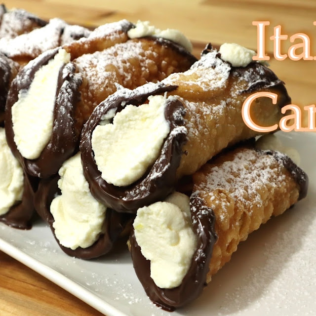 Chocolate Dipped Cannoli