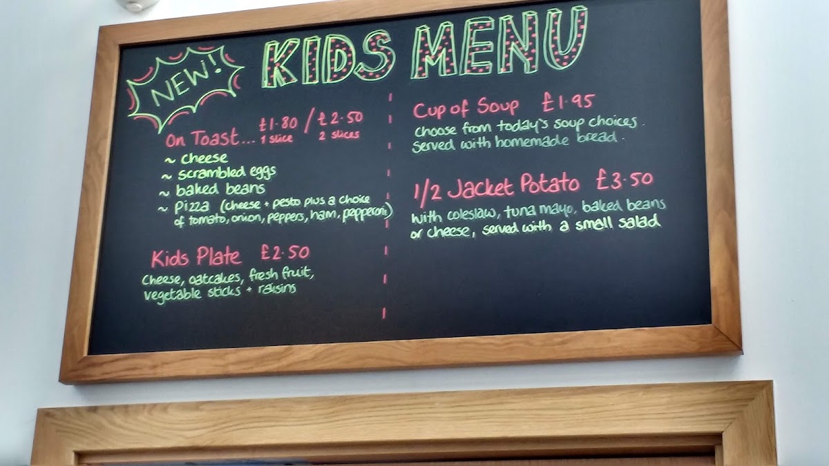 Cornerstone Cafe @ DBCC menu board