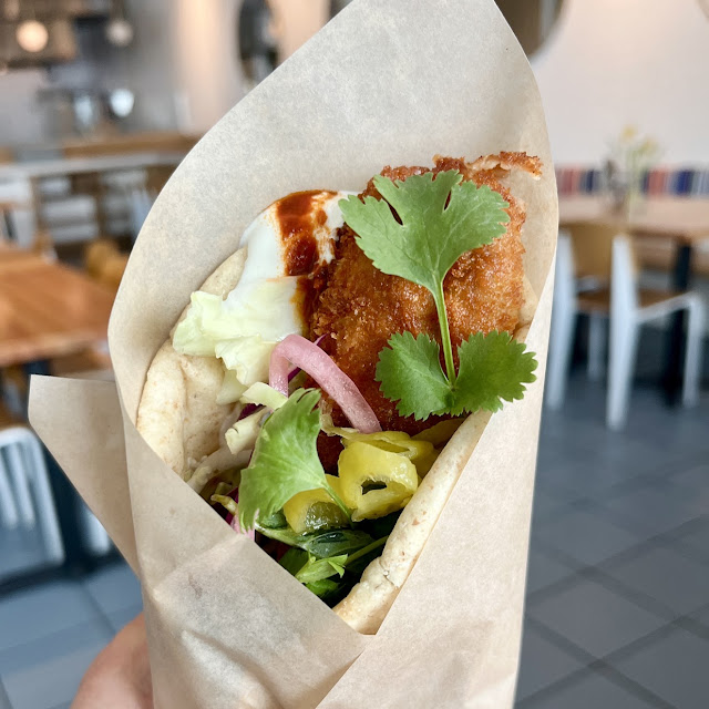 Falafel Hippie Pita Sandwich