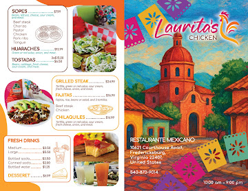 Laurita’s Chicken menu board