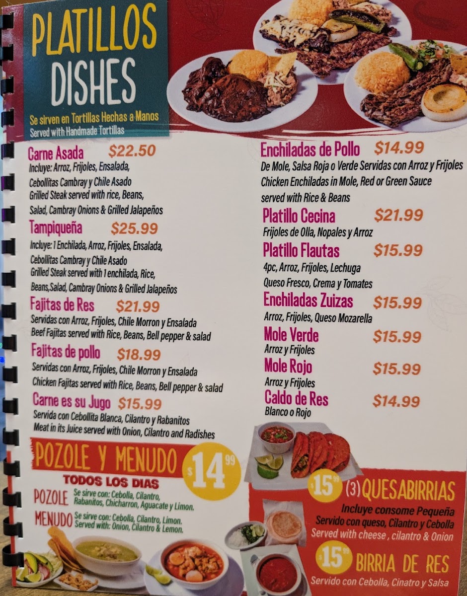 La Esquina del Taco menu board