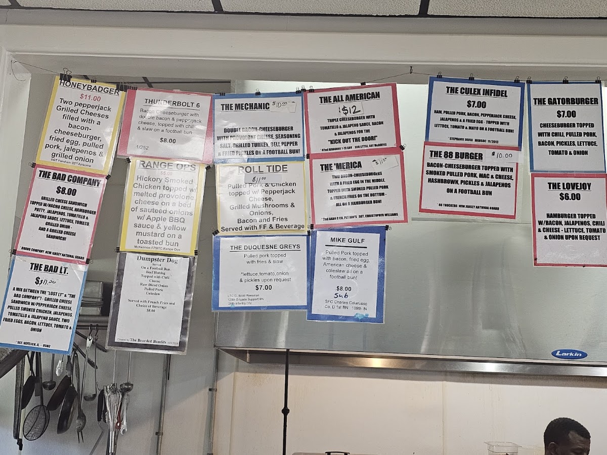 In Good Taste - Leisure Center menu board