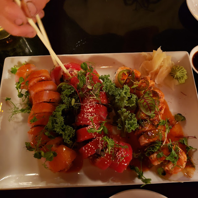 Spicy Salmon Sashimi