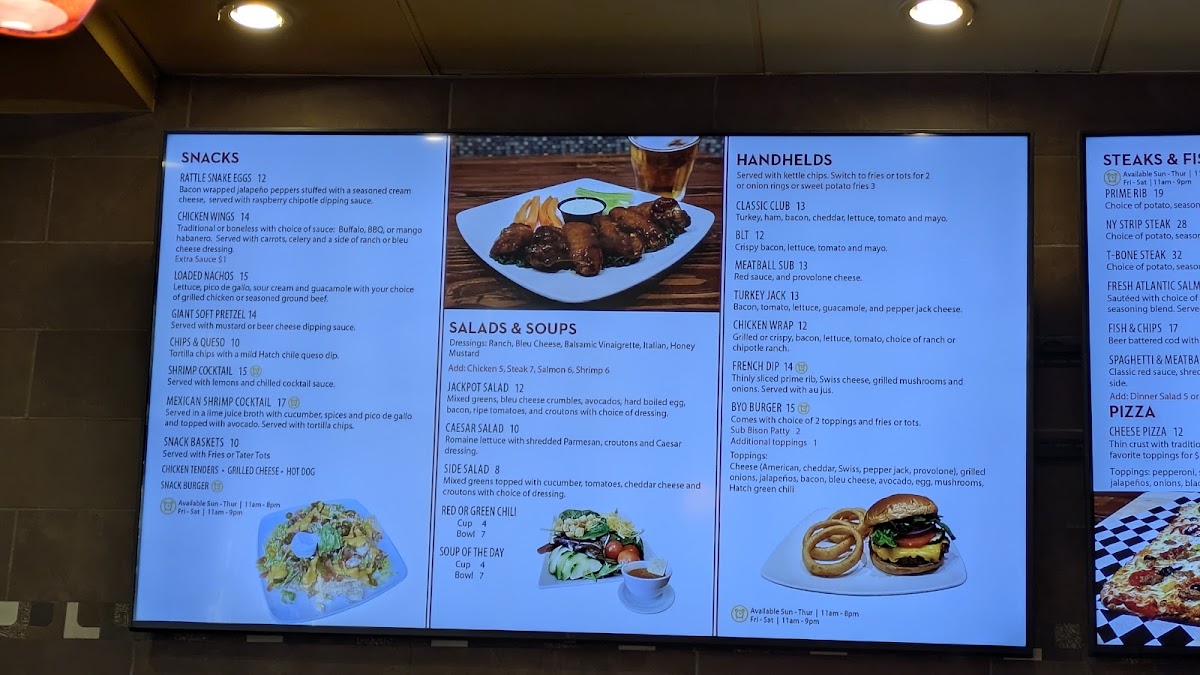 Mid City Grill menu board