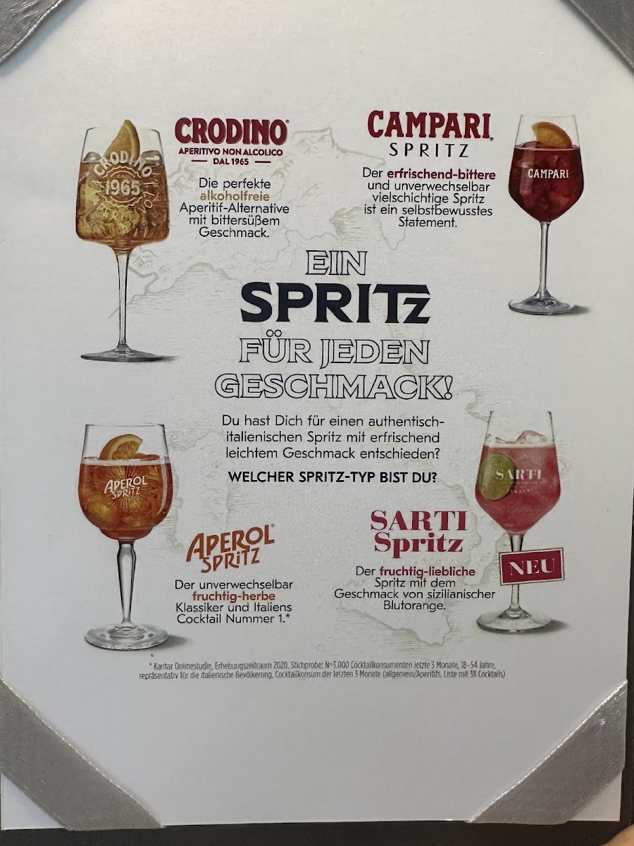 Genuss by Branka & Co menu board