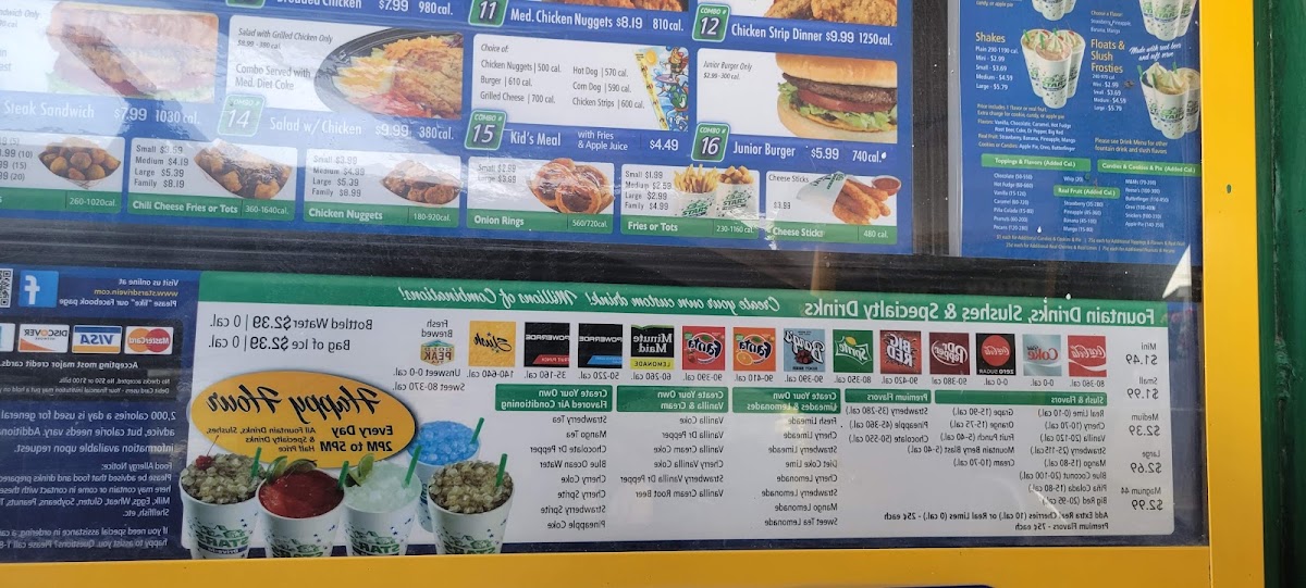 Stars Drive-in menu board