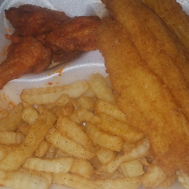 Fish w 5wings Fries & Drink