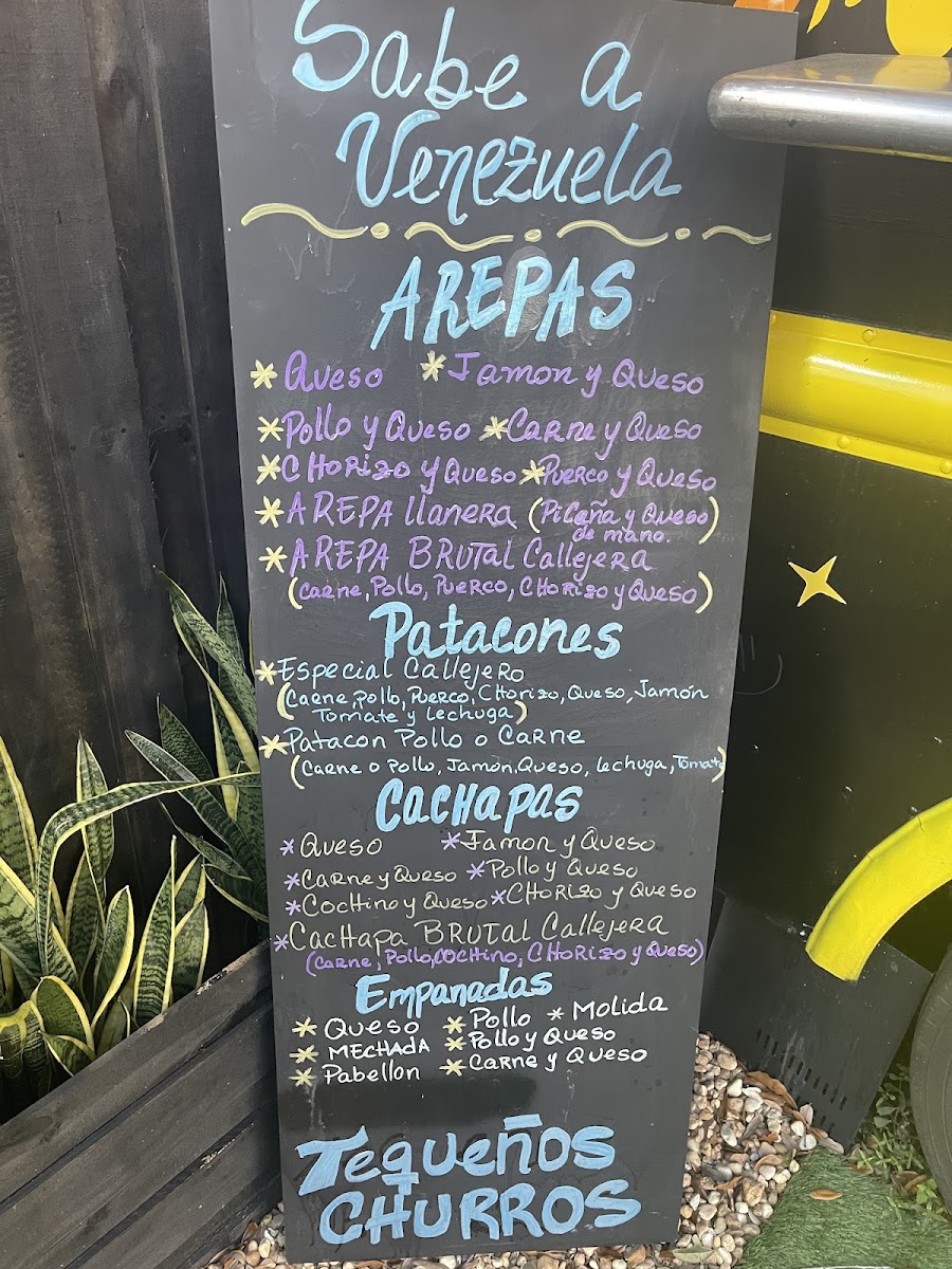 Alta Pinta Callejera menu board