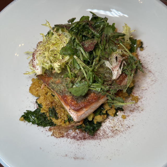 Walnut Za'Atar Crusted Salmon