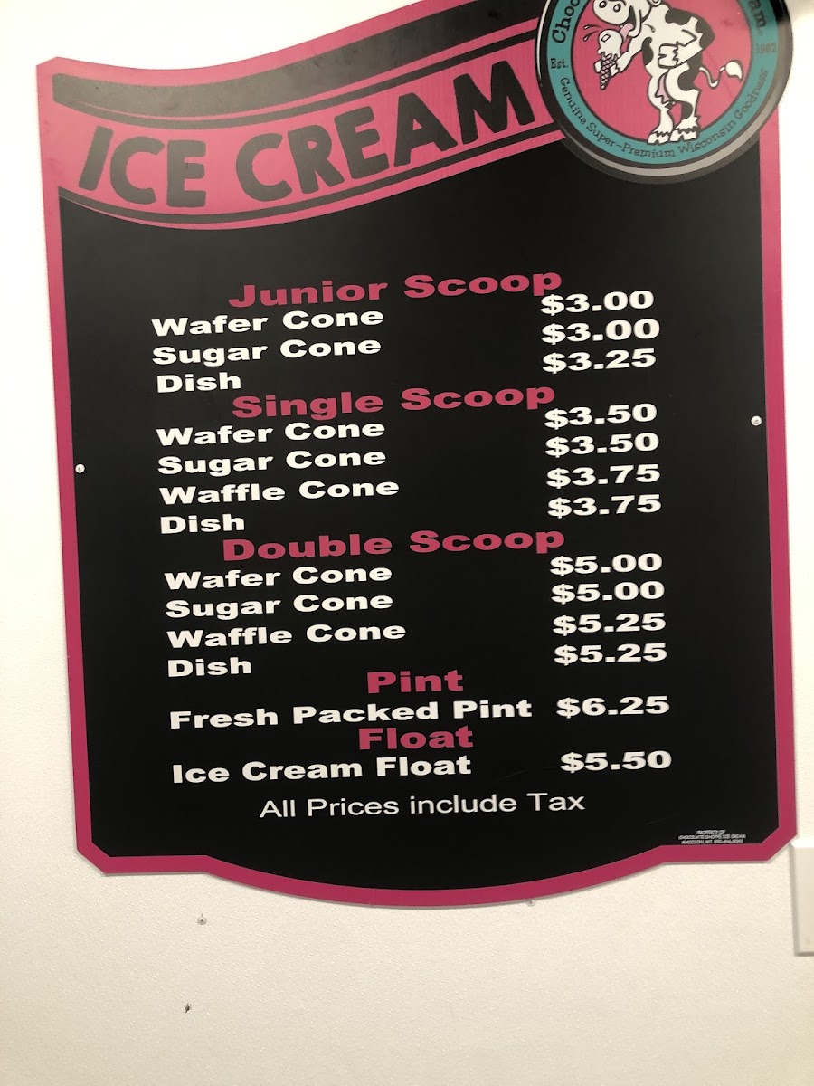 Joe's Pizza Manchester menu board