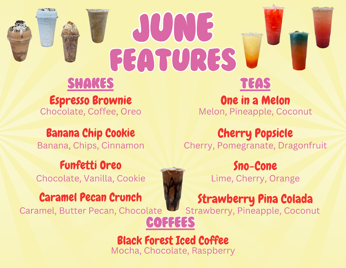 Vibrant Nutrition menu board