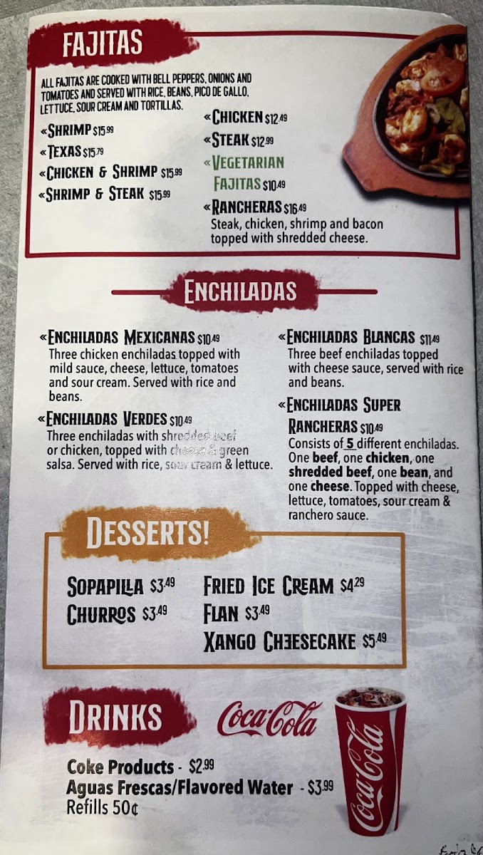 Don Ramons Express menu board