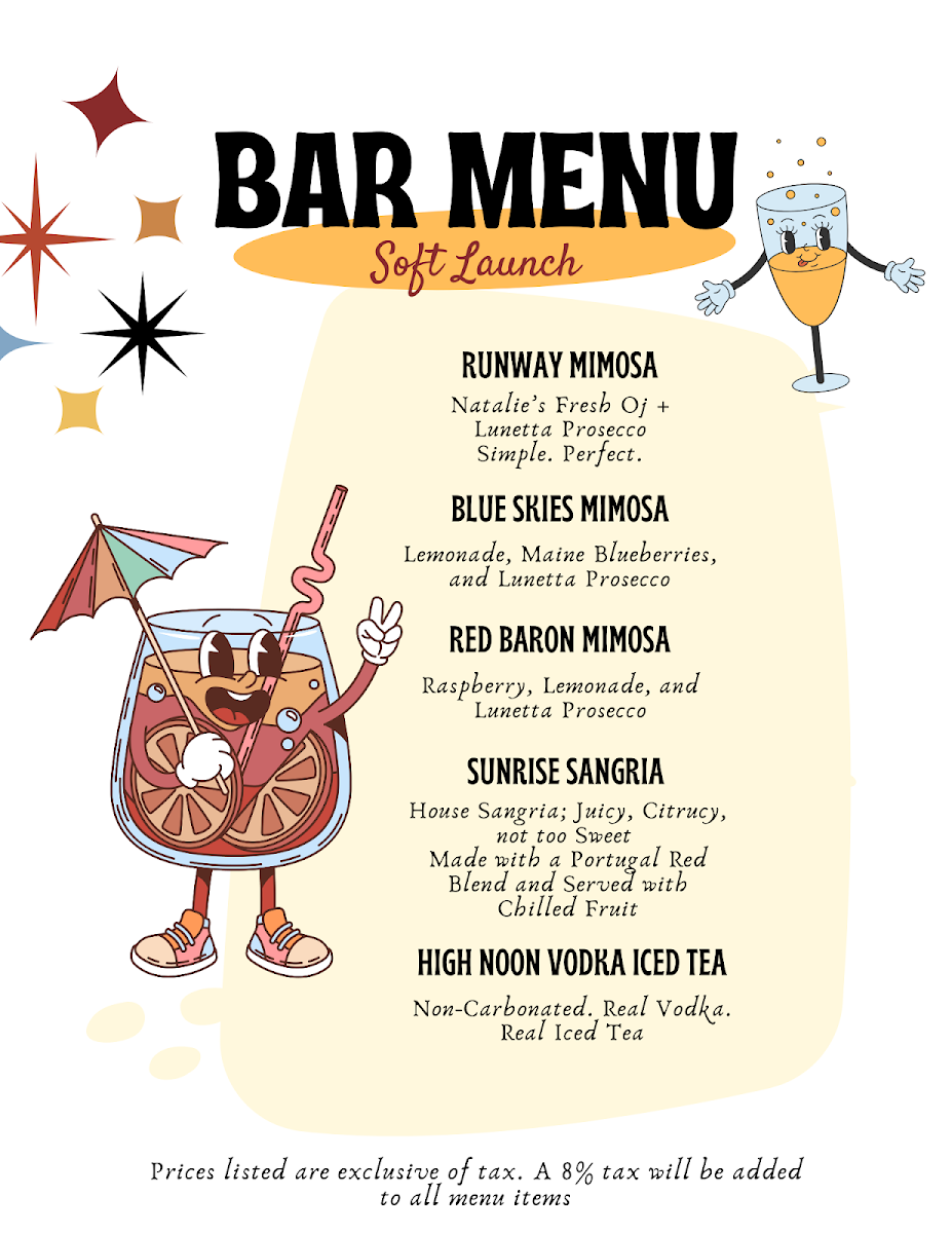 The Kitchen menu board
