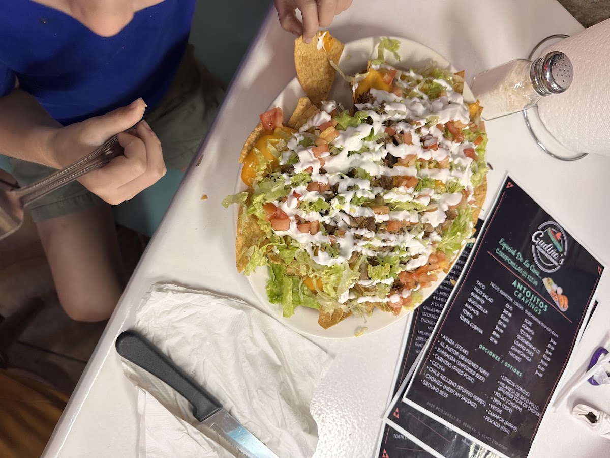 Gudiño's Mexican Restaurant menu board