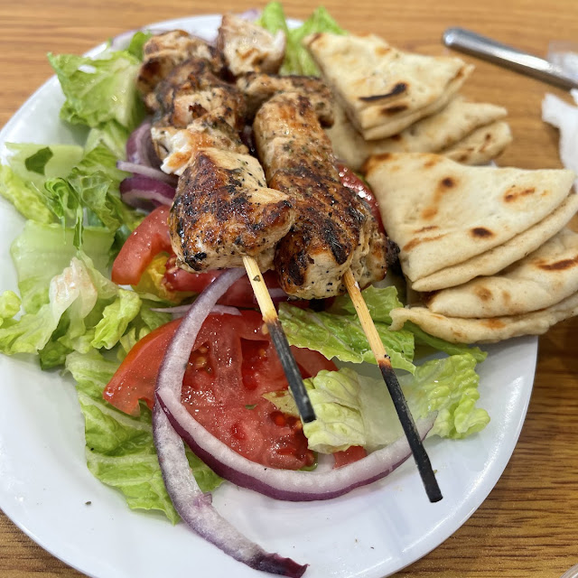 Chicken Souvlaki Platter