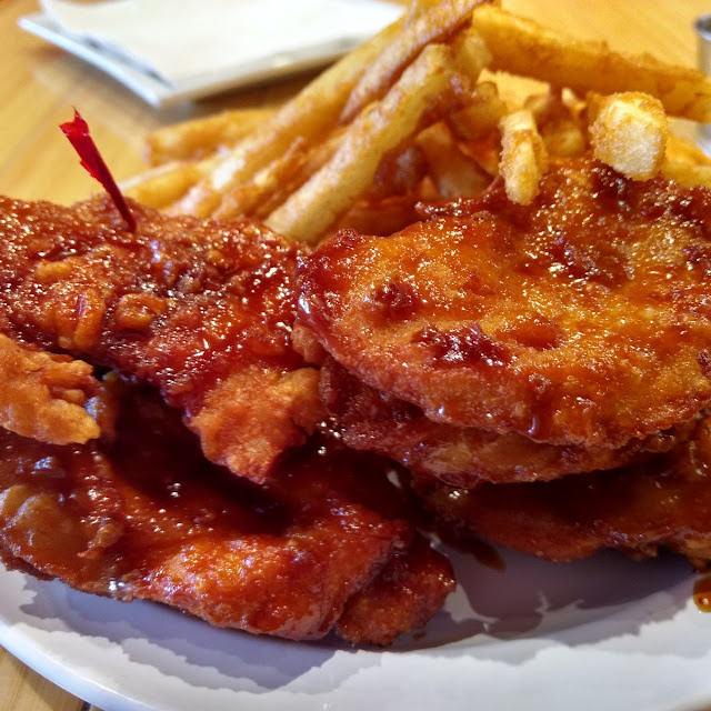 Bonchon Gold Dust Sweet Potato Waffle Fries