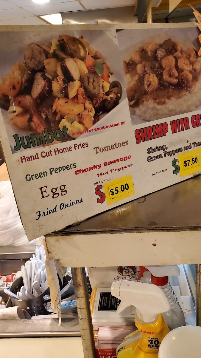 Penn's Corner Restaurant menu board
