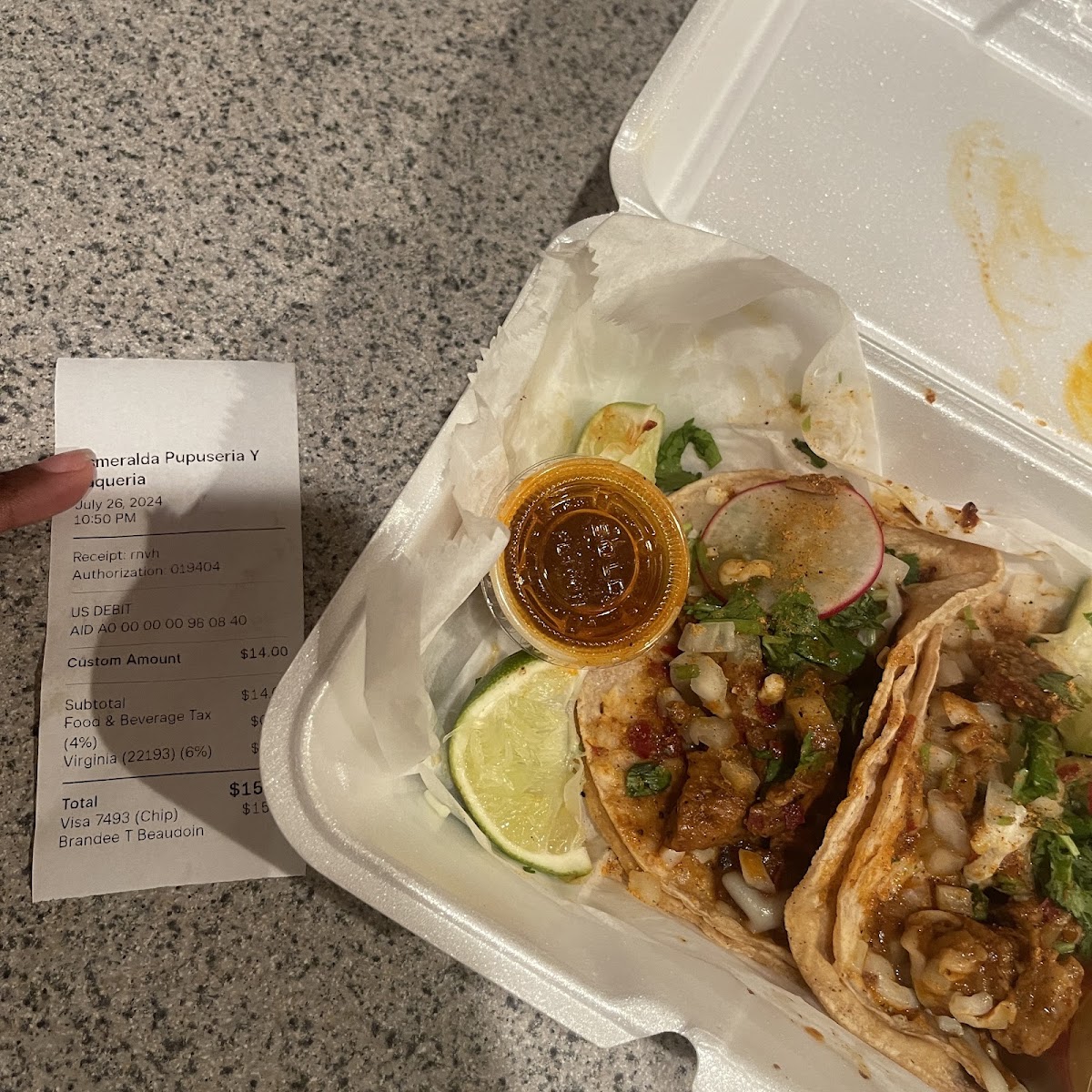 Pupuseria y Taqueria Esmeralda