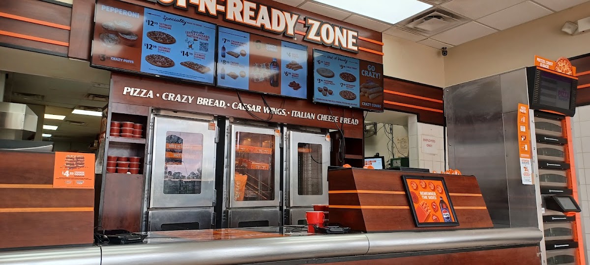 Little Caesars Express menu board