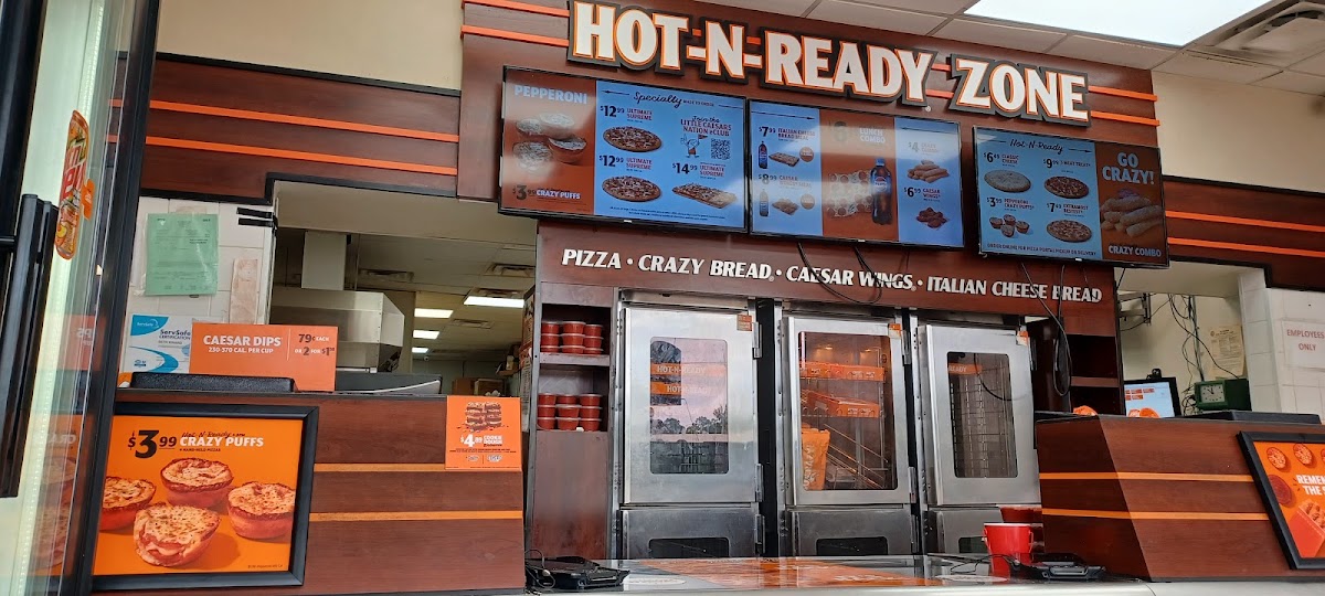 Little Caesars Express menu board