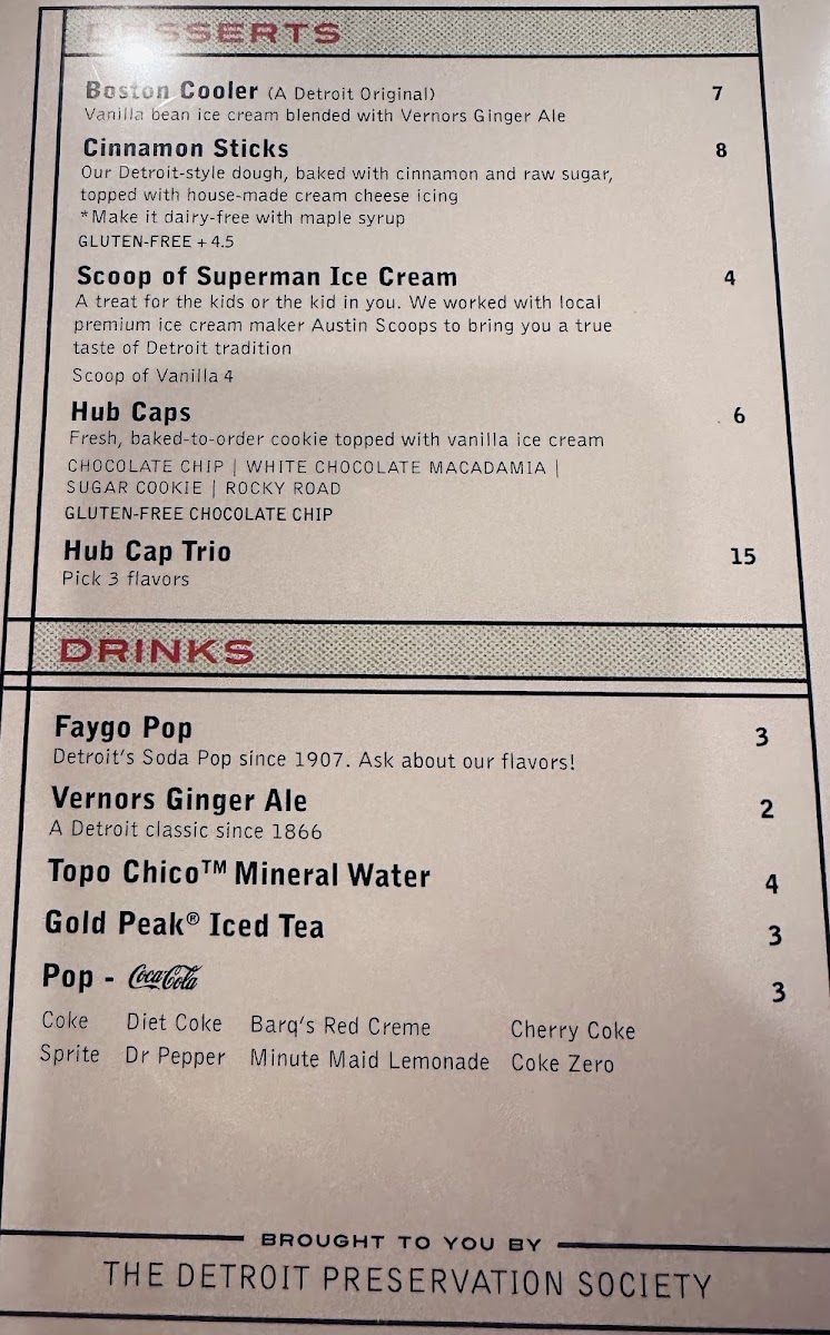 Via 313 menu board